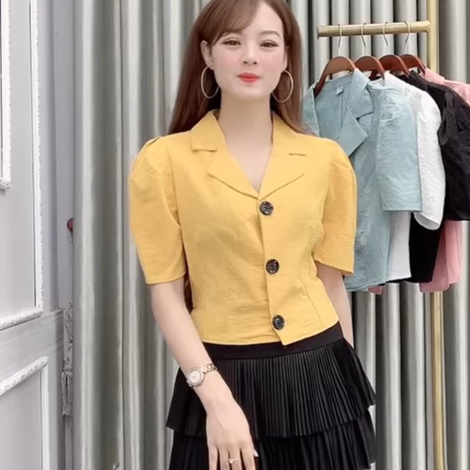 XU HƯỚNG phối áo croptop KHUẤY ĐỘNG không gian công sở
