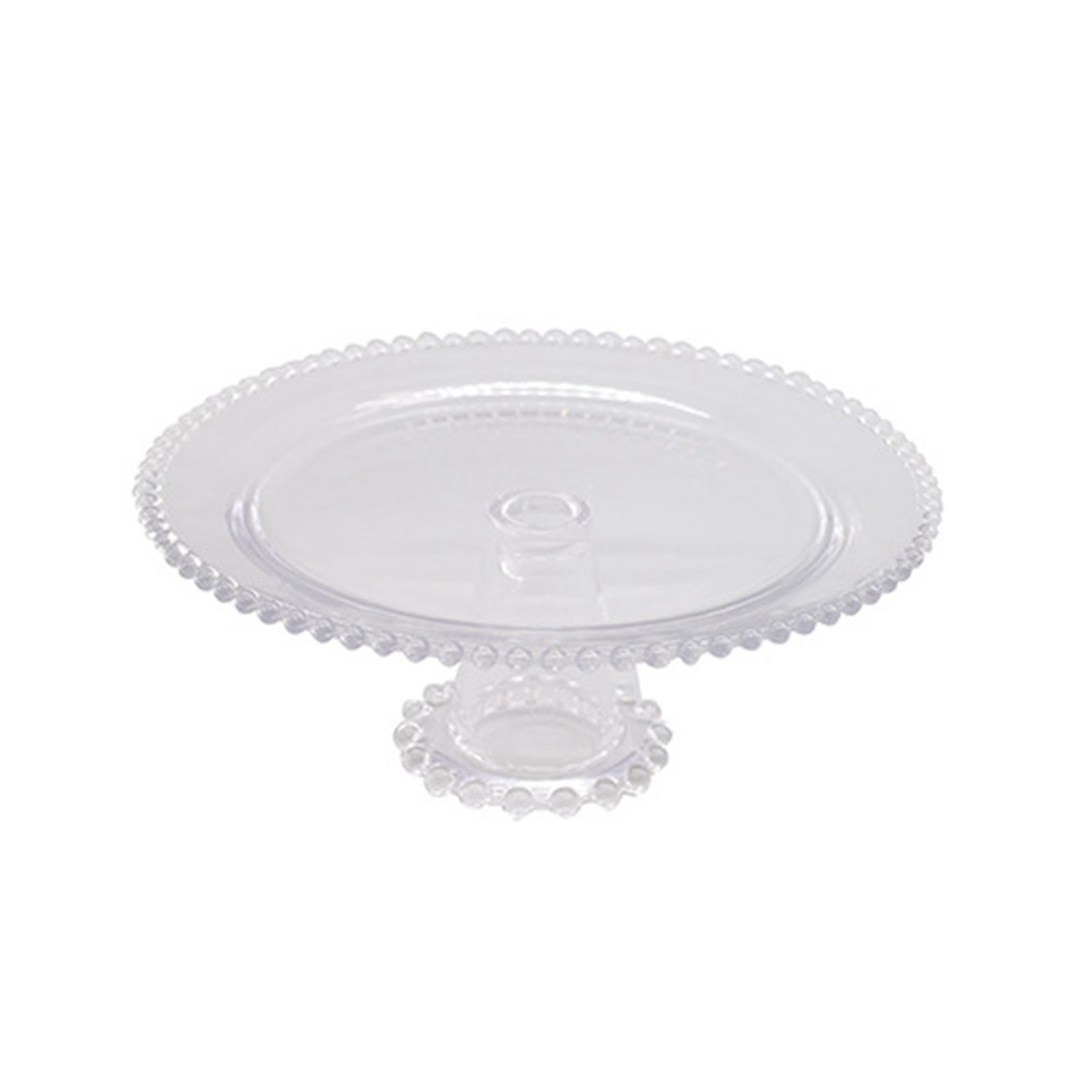 Transparent Cake Stand 12inch Round Cake Plate for Event Countertop Supplies