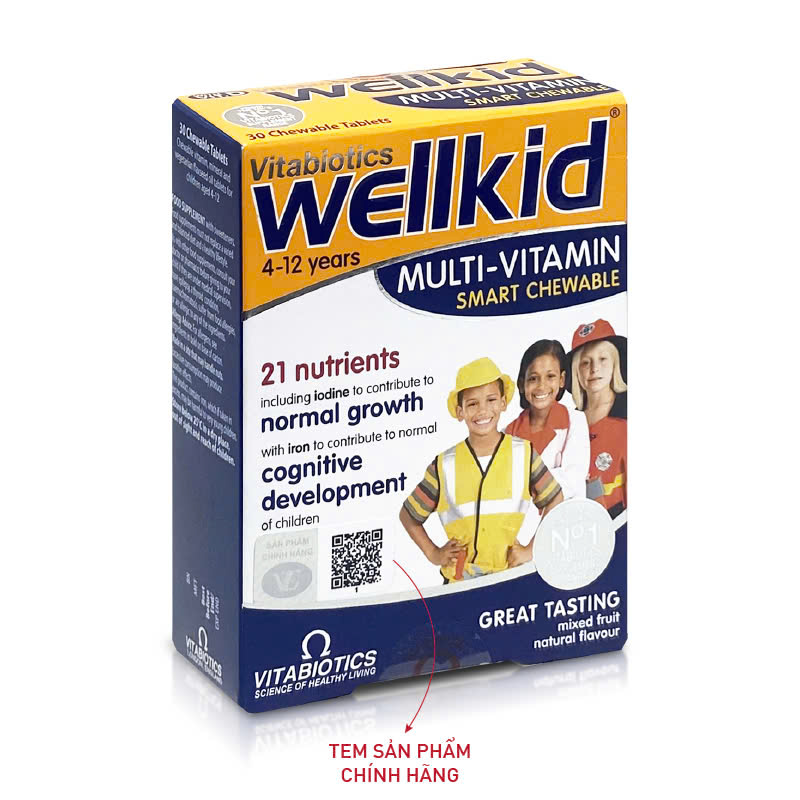 Viên Uống Vitabiotics Wellkid Multi-vitamin Liquid bổ sung vitamin và khoáng chất cho trẻ (Chai 150ml)