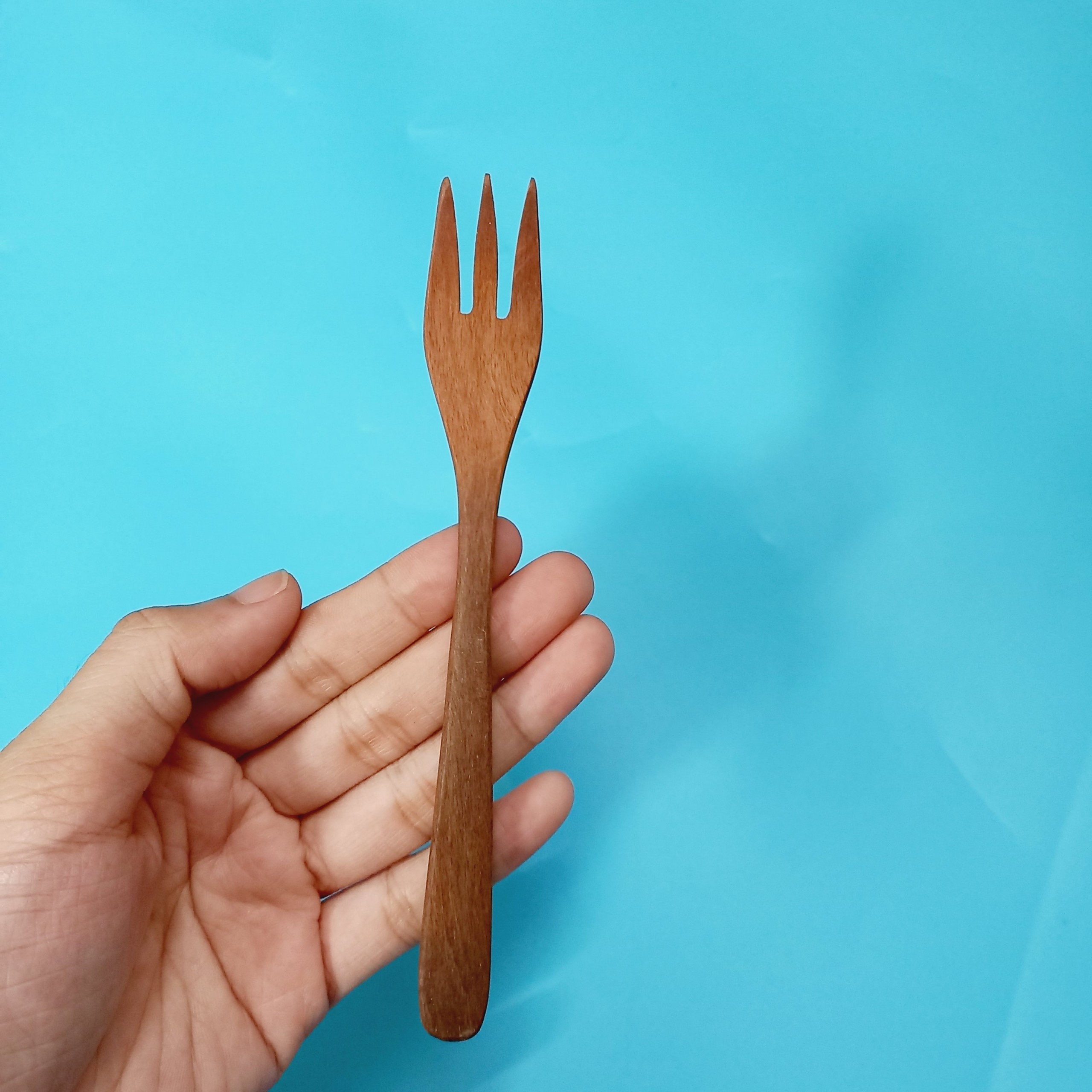 Nĩa Gỗ Ăn Trái Cây Nhỏ Xinh 14.5cm Nĩa Gỗ Decor Của Vitrapro