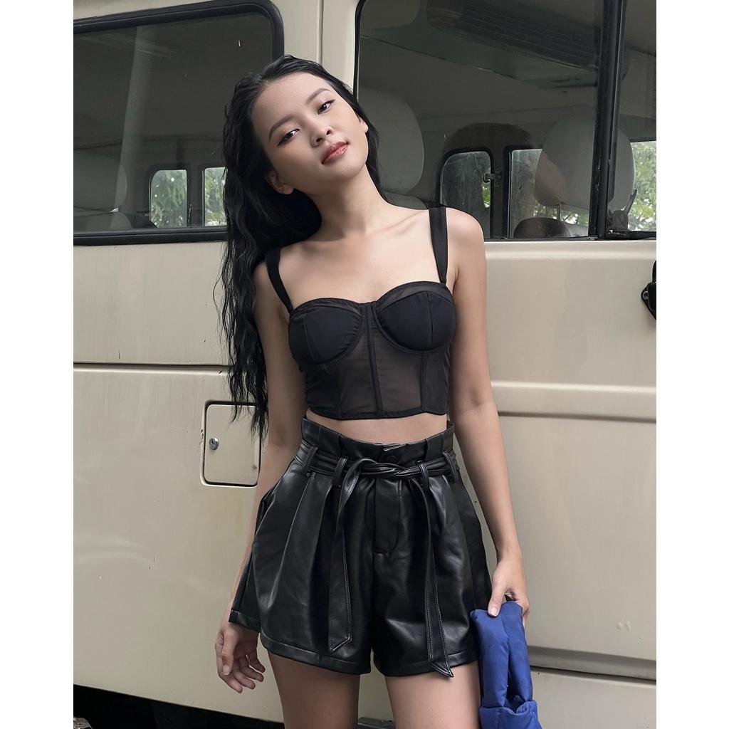 Áo Corset Quây Ngang Elexy Chống Tuột, Kèm Dây Áo Lụa TOSON