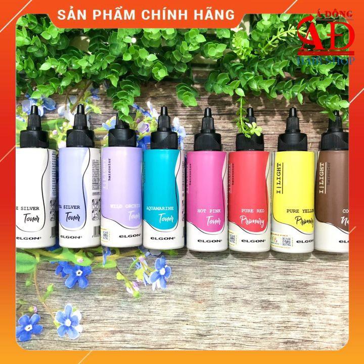 Thuốc nhuộm tóc I-light Elgon Italy free Anoniac cho tóc level sáng 9+ 100ml