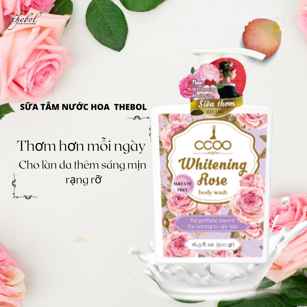 Sữa Tắm Nước Hoa Lưu Hương Thơm Lâu Trắng Sáng Da Thebol An Toàn Cho Da Nhạy cảm Giúp Dưỡng Ẩm Mềm Mịn Thư Giãn