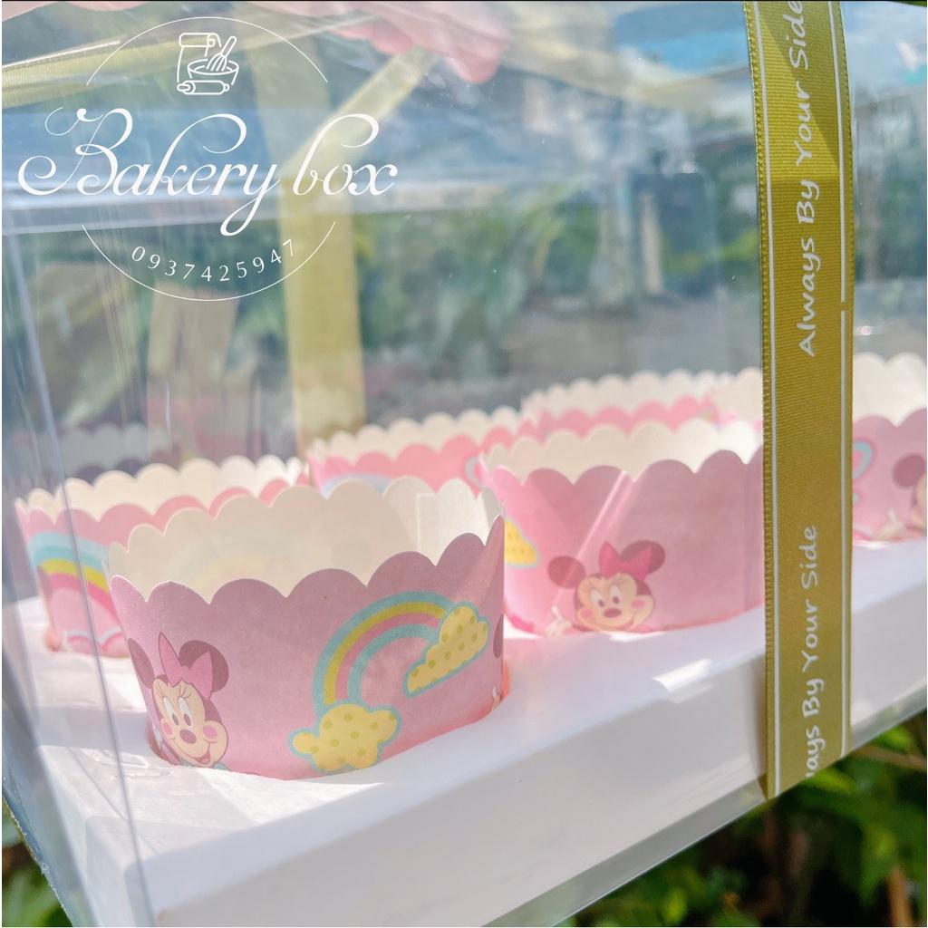 Hộp Đựng Cupcake Nhựa Trong 6 Ô - Làm Hộp Quà Tặng