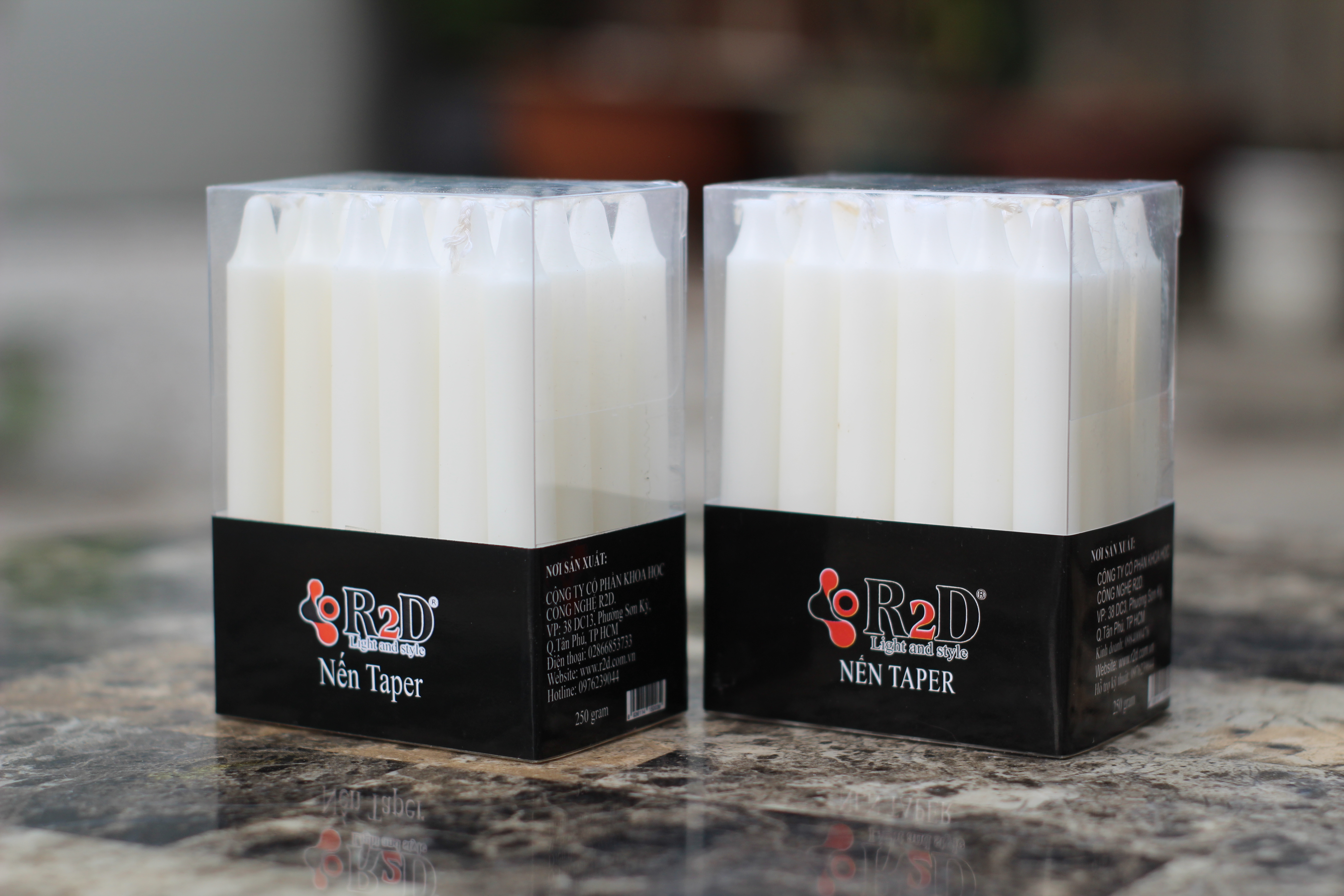 Nến Tapper Mini 24 Cây Màu Hồng, Nến Cây, Đến Từ Thương Hiệu R2D,[dài 10 cm] Làm Từ Nguyên Liệu Tự Nhiên, Lành Tính.