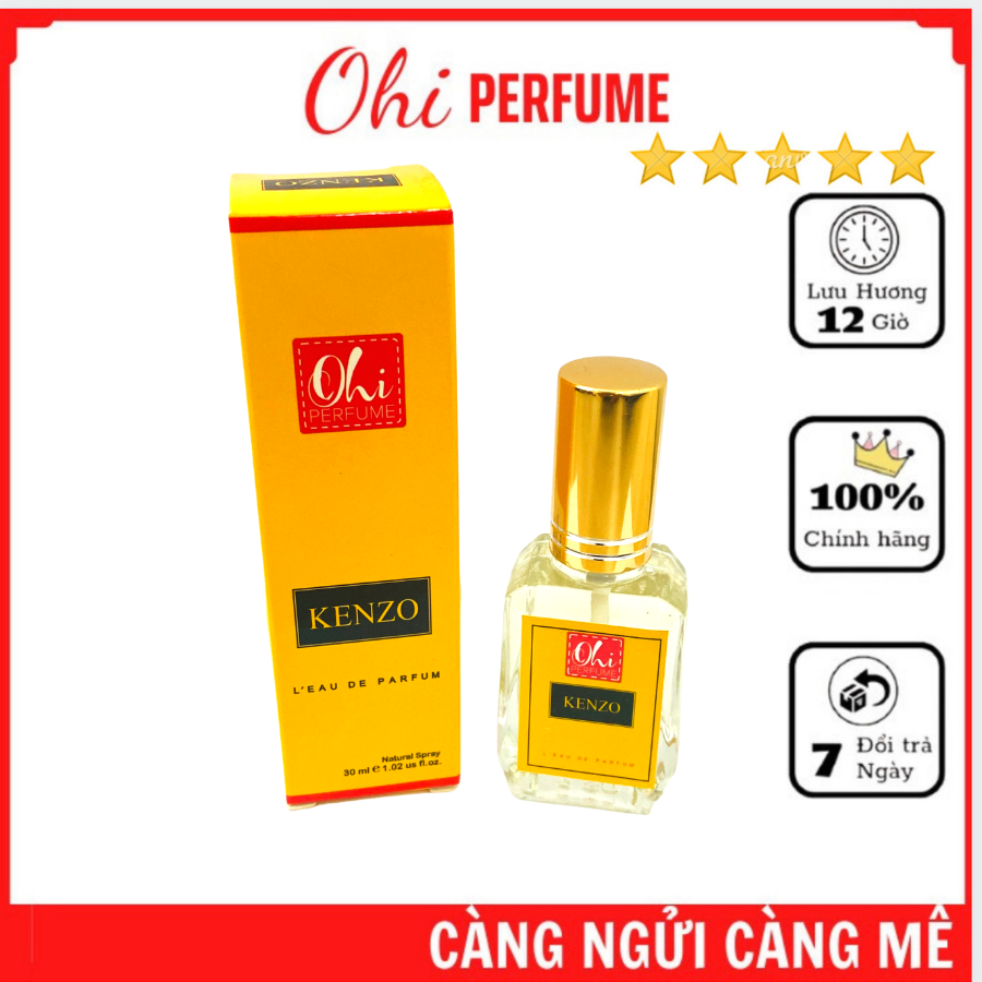 Nước Hoa Chính Hãng Ohi, Hương Thơm Nữ Tính, Dịu Dàng, Quyến Rũ, Sang Trọng