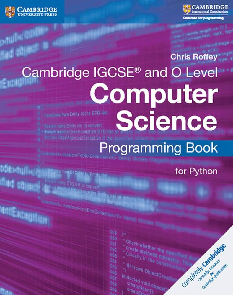 Cambridge Igcse (R) And O Level Computer Science Programming Book For Python