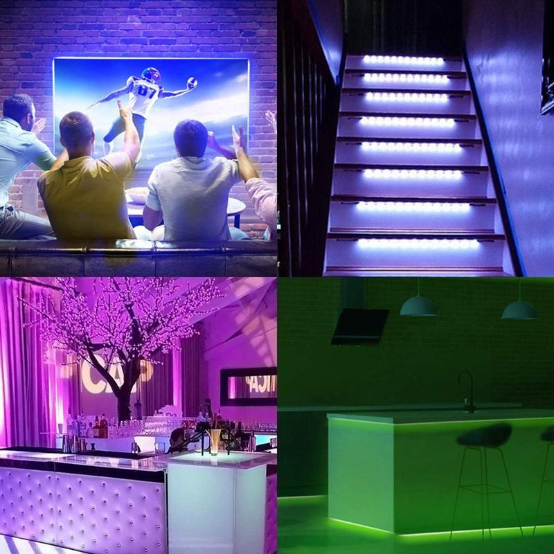 Dây Đèn LED 10M RGB 3528 600 LED Có 44 Nút Điều Khiển Từ Xa