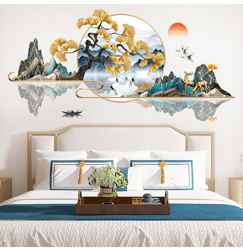 Sticker Giấy Dán Tường Decal Dán tường Tranh Dán Tường Trang Trí Tường Mẫu ZH-1019
