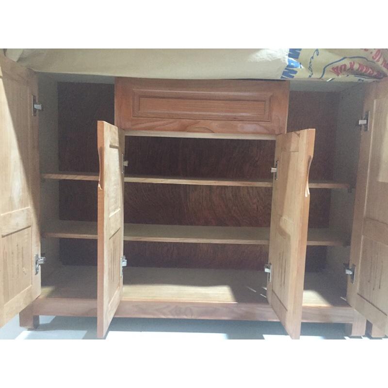 tủ giày dep gỗ sồi tự nhiên
