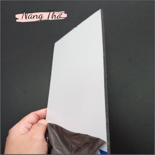 Tấm Alu màu Trắng kích thước A4 _DECAL VIP