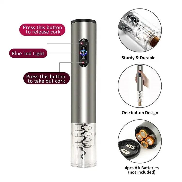 Bộ Dụng Cụ Mở Rượu Vang Tự Động 4 Trong 1>>Hàng Cao Cấp>>Quà Tặng Tết Sang Trọng Mẫu Mới