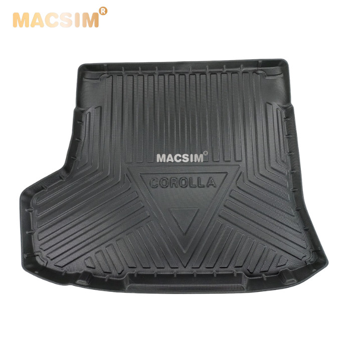Lót cốp xe ô tô Toyota Altis 2008-2013 chất liệu TPV thương hiệu Macsim màu đen