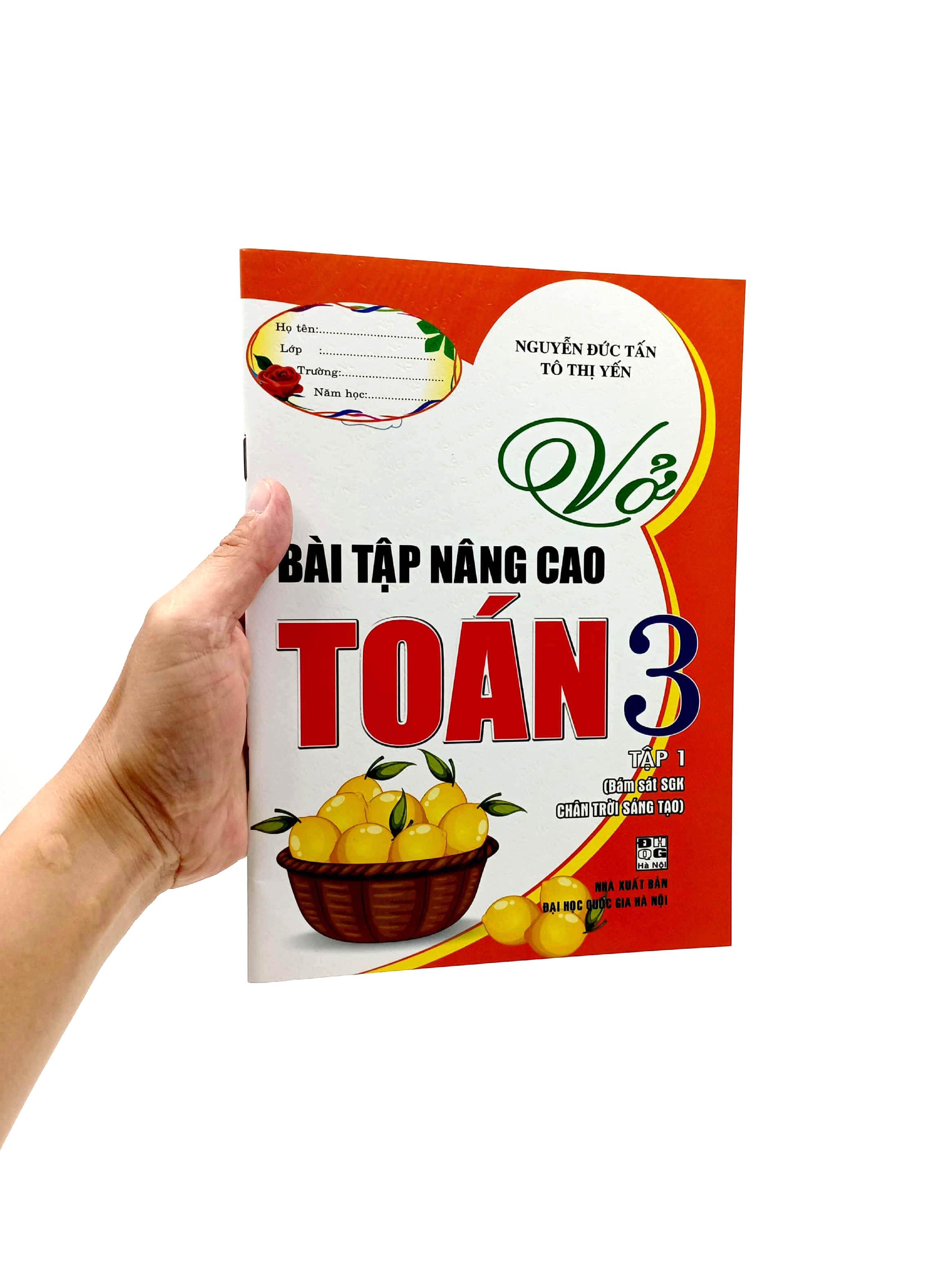 Vở Bài Tập Nâng Cao Toán 3 - Tập 1 (Bám Sát SGK Chân Trời Sáng Tạo)