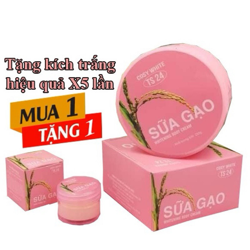 combo 5 Sữa dưỡng thể siêu trắng mềm mịn Cosy White 250G( tặng kích trắng)