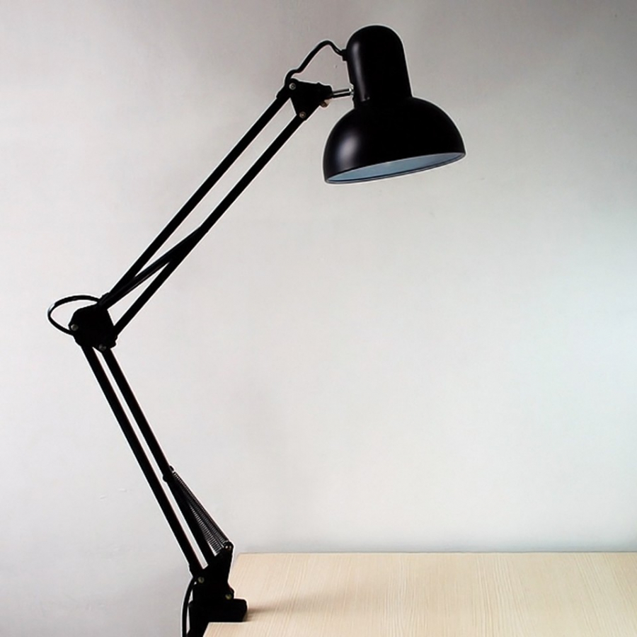 Đèn đọc sách kẹp bàn kiểu dáng pixar đa năng xoay 360 độ kèm bóng LED