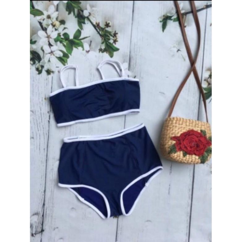 freeship Đồ bơi, bikini tone xanh đen VATIXA BKN14