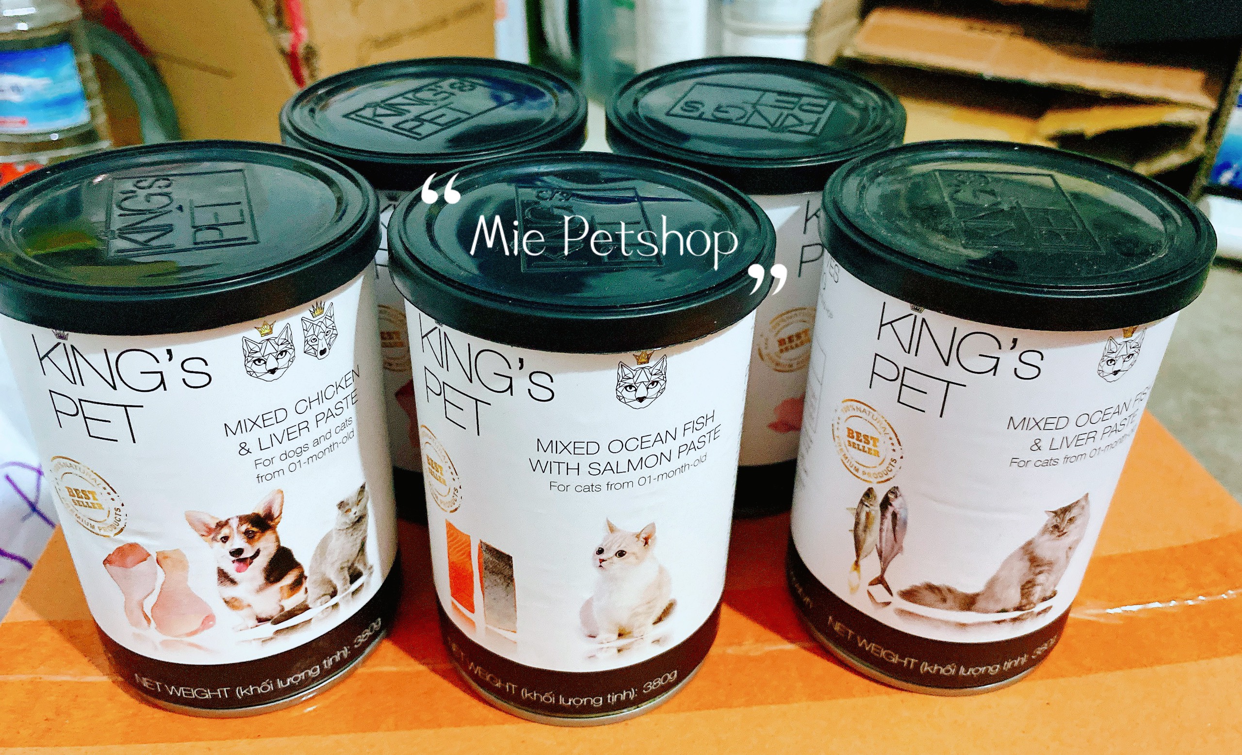 Pate King's Pet By Bao Anh dành cho chó mèo lon 380g - Mie Petshop