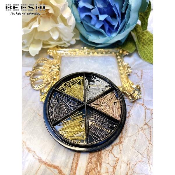 Khay đựng phụ kiện tròn 6 ô - Beeshi shop nail