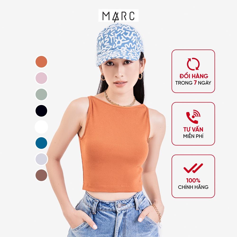 Áo thun croptop nữ MARC FASHION 3 lỗ cổ thuyền FALH061722