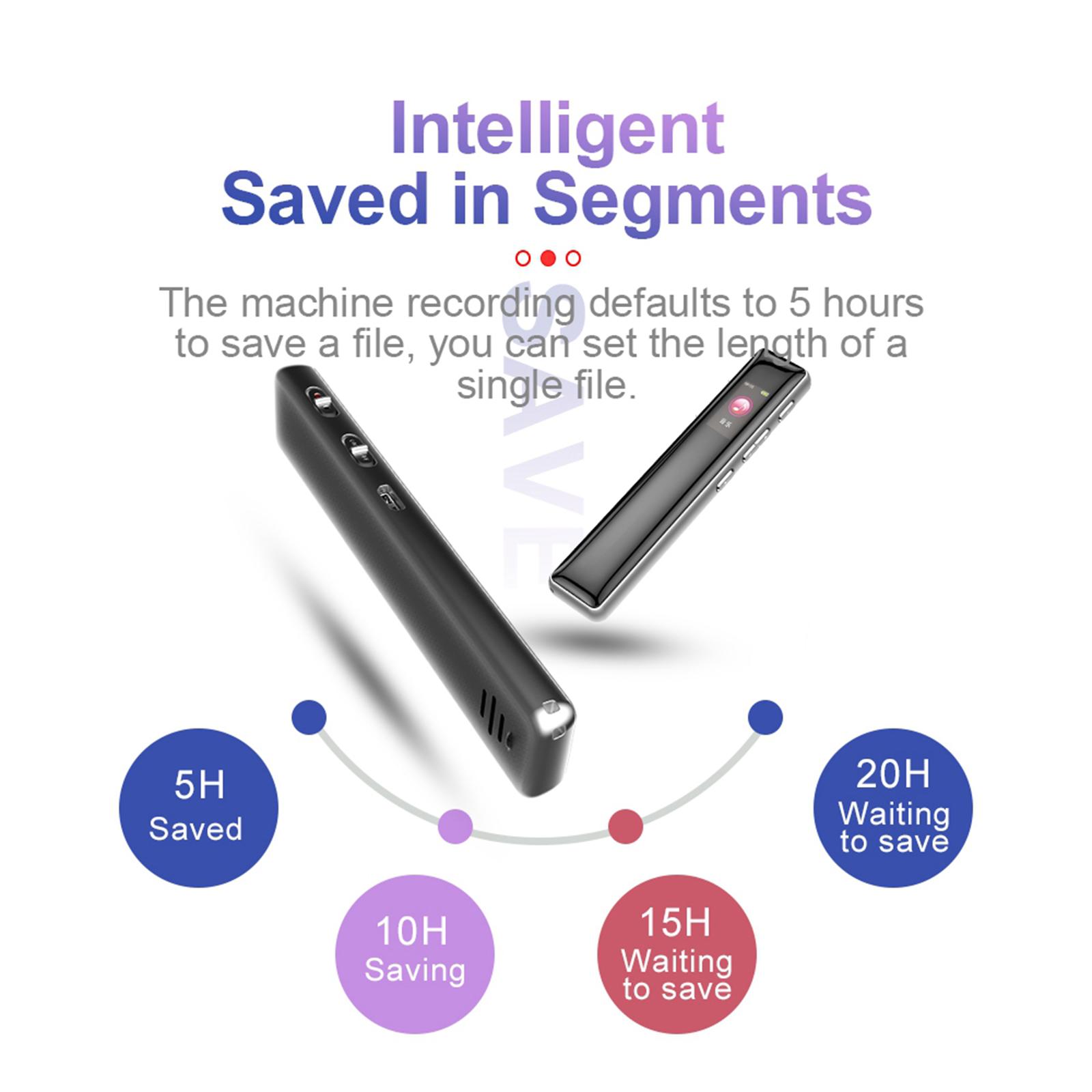 Pocket Digital Voice Recorder USB Dictaphone Noise Reduction