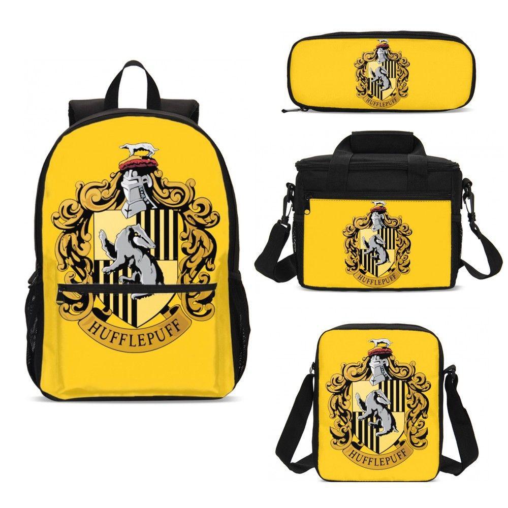 Ma Thuật Phù Thủy Hogwartes Nhà Schoolbag Sinh Viên Du Lịch Ba Lô Túi Đựng Đồ Ăn Trưa Đeo Vai Đựng Bộ Quà Tặng Cho Trẻ Em Bạn Bè