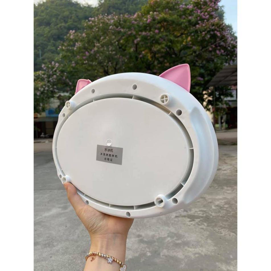 Máy Làm Kem Cuộn Thái Lan Mini Tại Nhà Hình Thú Siêu Dễ Thương Máy Làm Kem Mini