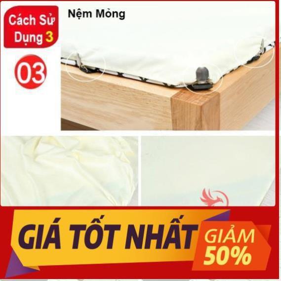 Bộ kẹp ga giường - kẹp drap giường nệm giữ cố định chống xê dịch tụt góc