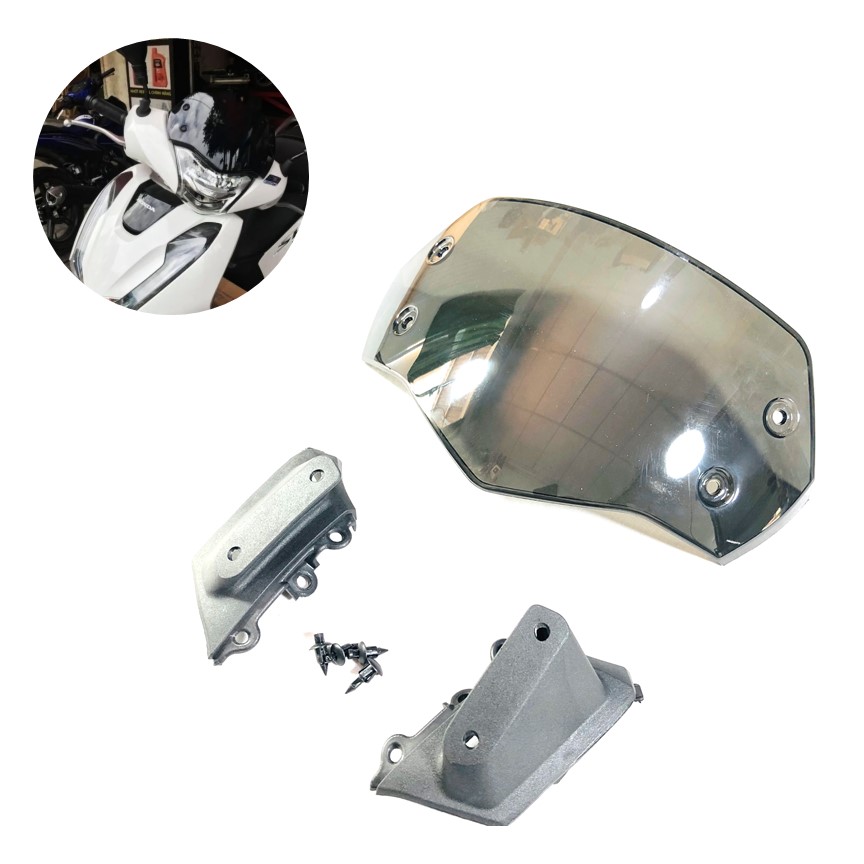 Kính Chắn Gió Xe Sh125 , Sh150 , Sh Việt nam 2017 2018 2019