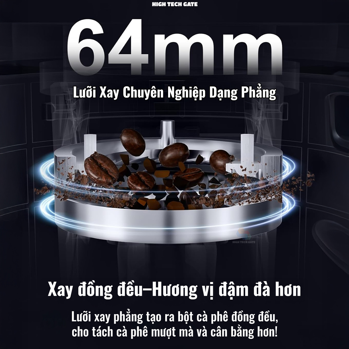 Máy Xay Cà Phê G9A Tự Động 2 Lập Trình, 100 Cấp Xay Cực Mịn, Thương Mại Chuyên Nghiệp, Bản Nâng Cấp, hàng chính hãng