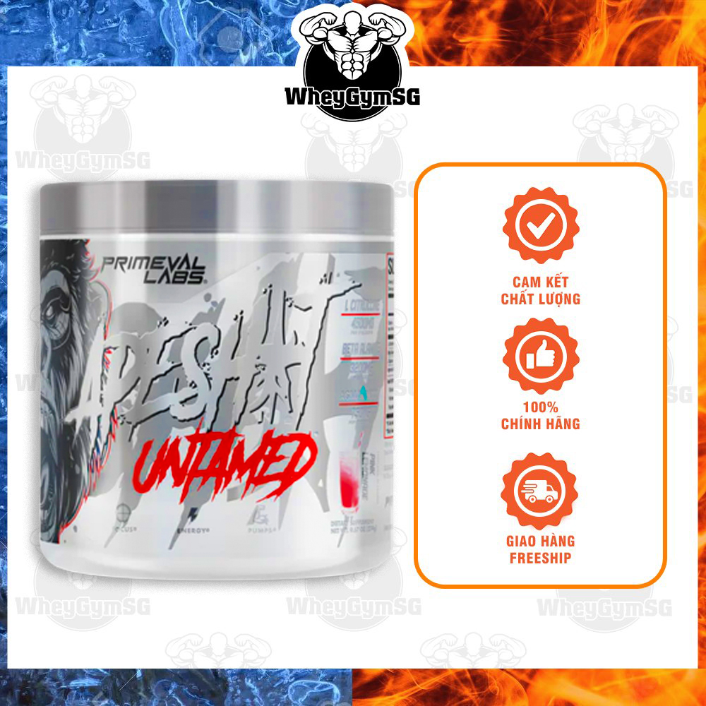 Primeval Labs Apeshit Untamed Pre-Workout Tăng Sức Mạnh Tập Luyện 270 Gram