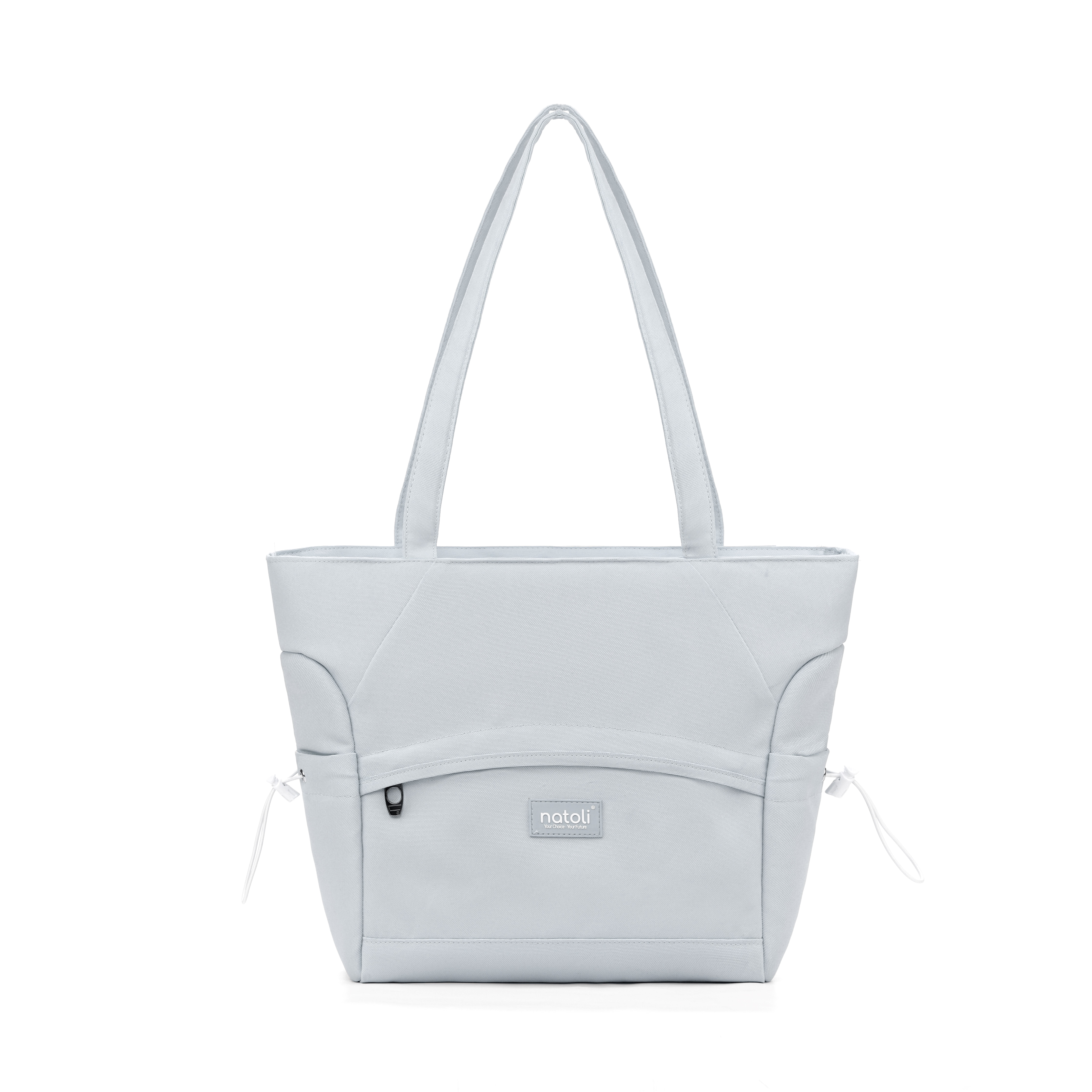Túi tote vải canvas nữ NATOLI nhiều ngăn có khóa kéo chống nước cao cấp - BST Side Cinch Bag T20