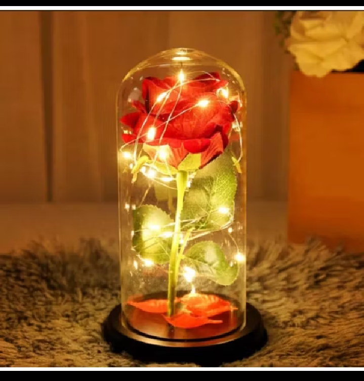 Đèn LED hoa hồng vĩnh cửu làm quà tặng quà lưu