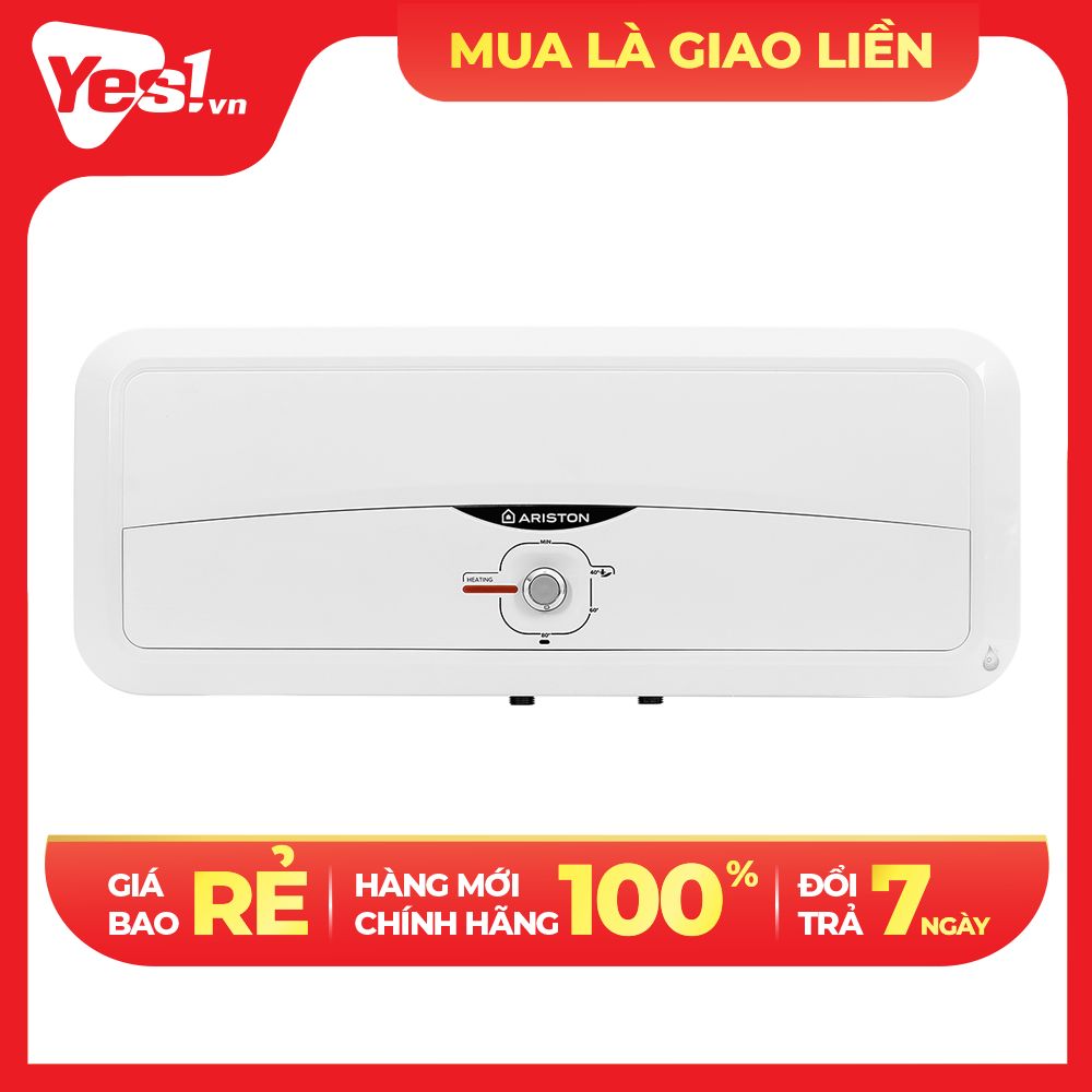 Máy nước nóng gián tiếp Ariston 20 lít 2500W SL2 20 R 2.5 FE - Hàng Chính Hãng - Chỉ Giao Hồ Chí Minh