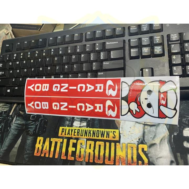 Tem dán phuộc xe máy racing boy