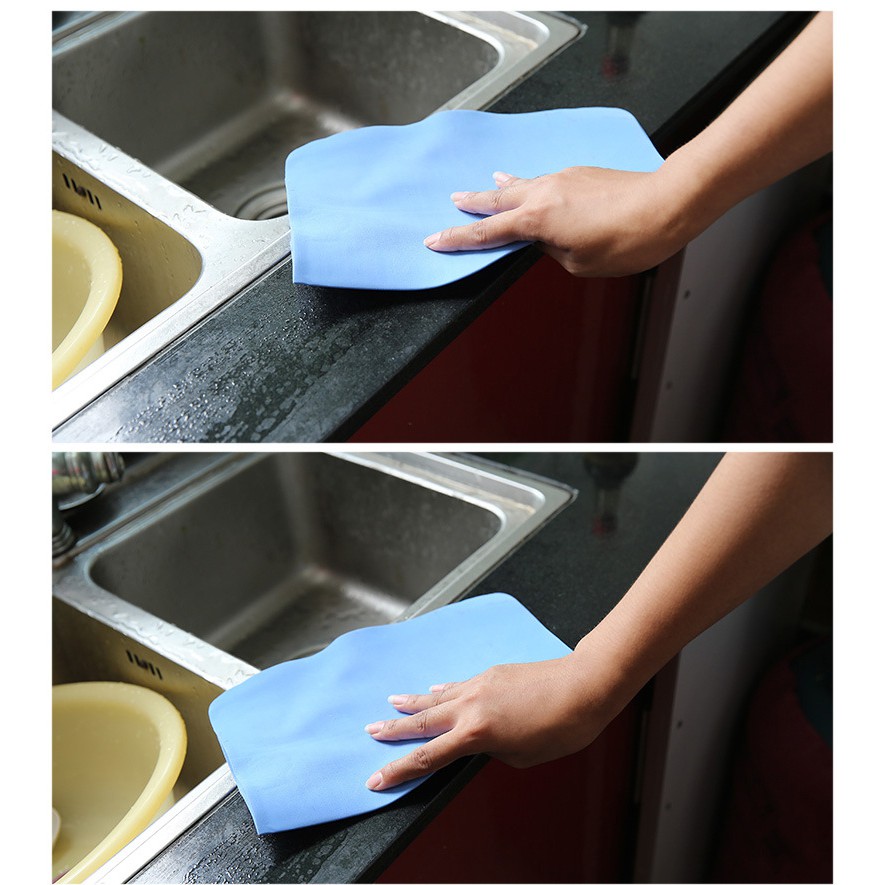Khăn mút lau siêu mịn chống xước đa năng mềm mịn, bền, rất an toàn, không hại da tay, không độc hại, không chứa mùi sau khi sử dụng, vừa tiết kiệm lại bảo vệ môi trường HT674