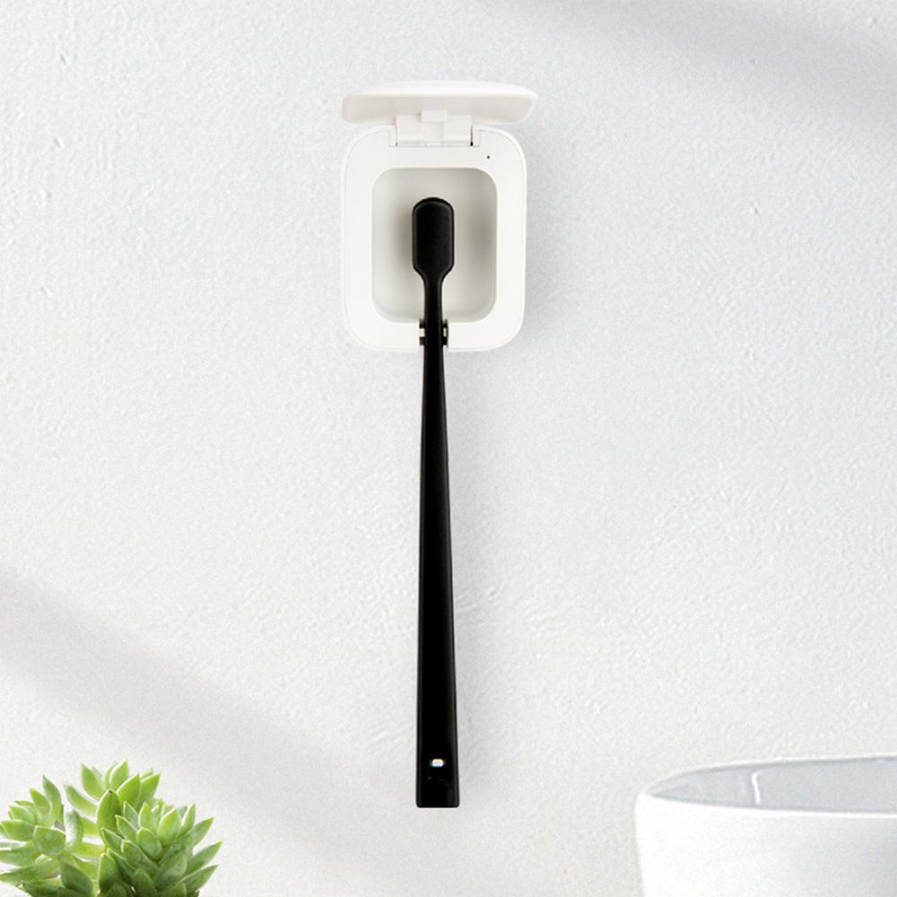 Hộp tiệt trùng bàn chải đánh răng bằng tia UV Light, sạc USB, Giá đỡ bàn chải đánh răng