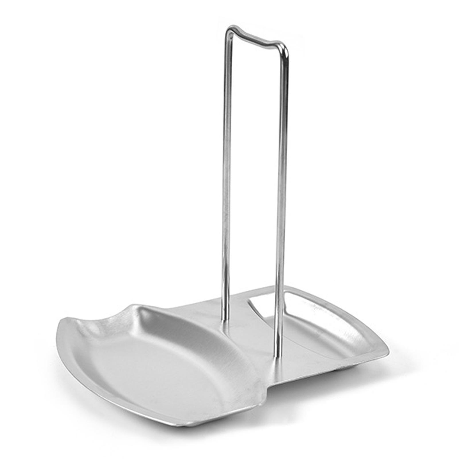 Pan Lid Holder Organizer Spoon Rack Combination Stainless Steel Kitchen Storage Easy to Clean