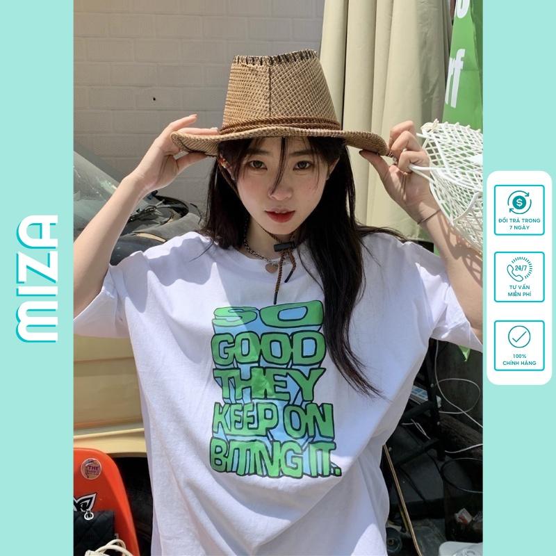 Áo phông unisex form rộng nữ nam unisex cổ tròn cotton oversize giá rẻ in hình street style ulzzang SO GOOD