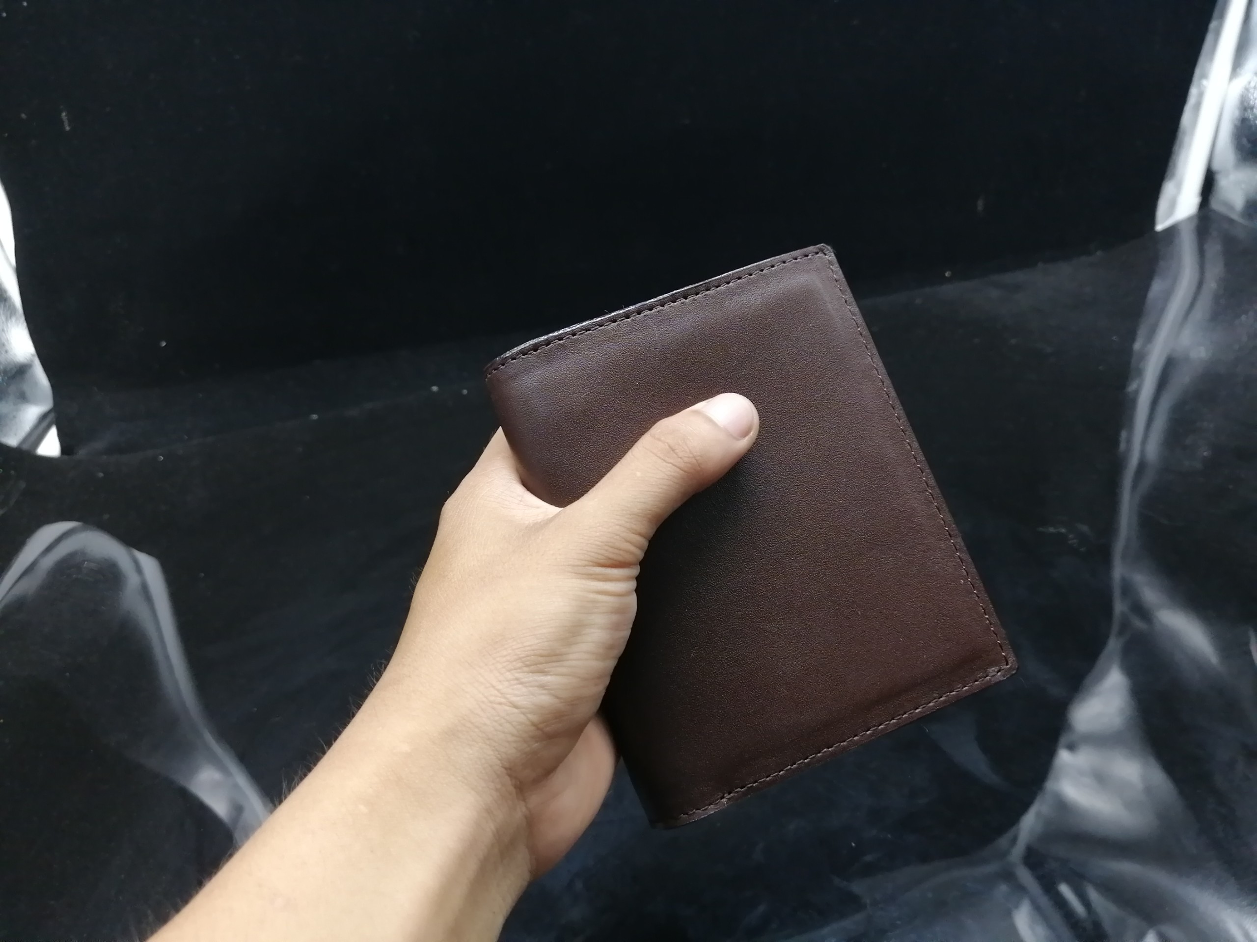 Ví nam kiểu đứng da bò cao cấp