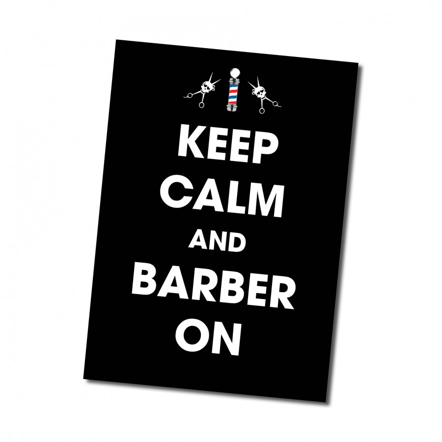 Sticker decal dán tường BARBER 12