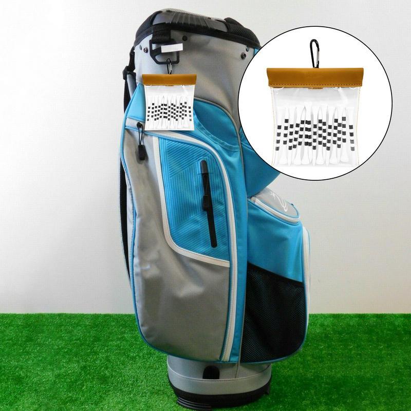 Túi túi golf tees với clip golf tees/túi bóng với clip trong túi golf tote túi có giá trị túi golf tees túi di động: như chương trình