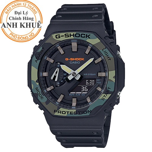 Đồng hồ nam G-Shock Casio Anh Khuê bảo hành 5 năm GA-2100 GA-2100SU-1ADR