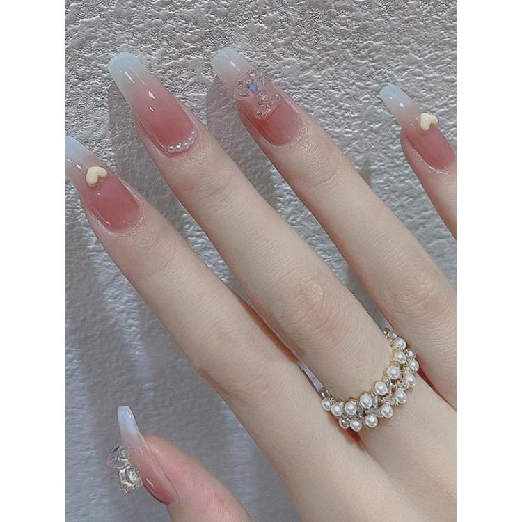 Set 24 Móng Tay Giả Dễ Thương Cho Nữ