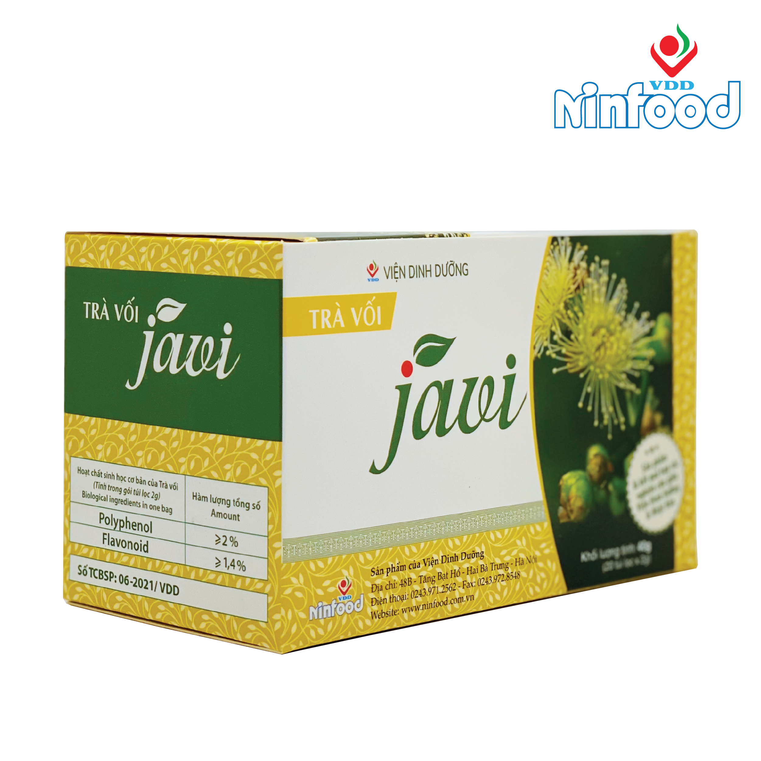 Trà Nụ Vối Javi - kiểm soát đường huyết - Ninfood VDD