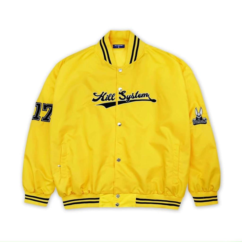 Áo Khoác Dù BOMBER Jackets KILL SYSTYM Form Rộng Tay Dài Ulzzang Unisex Nam Nữ