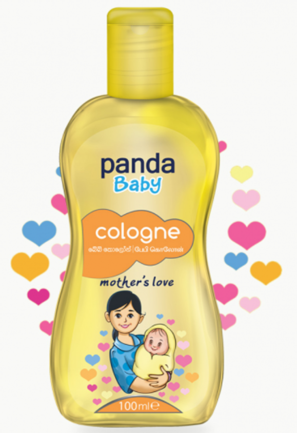 Combo hộp 3 Nước Hoa cho bé Panda Baby Cologne 100ml (xanh, hồng, vàng)