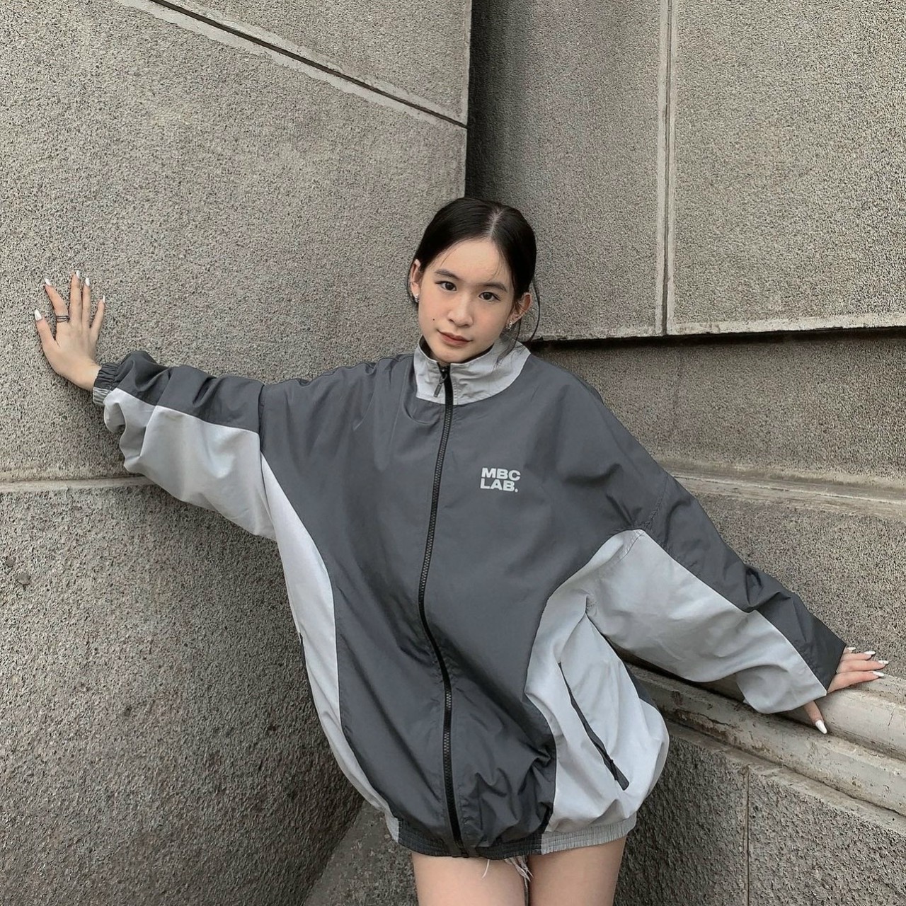 Áo Khoác Dù Jacket Logo MBC LAB Dù 2 Lớp Unsiex Nam Nữ Thời Trang Trẻ Trung ulzzang