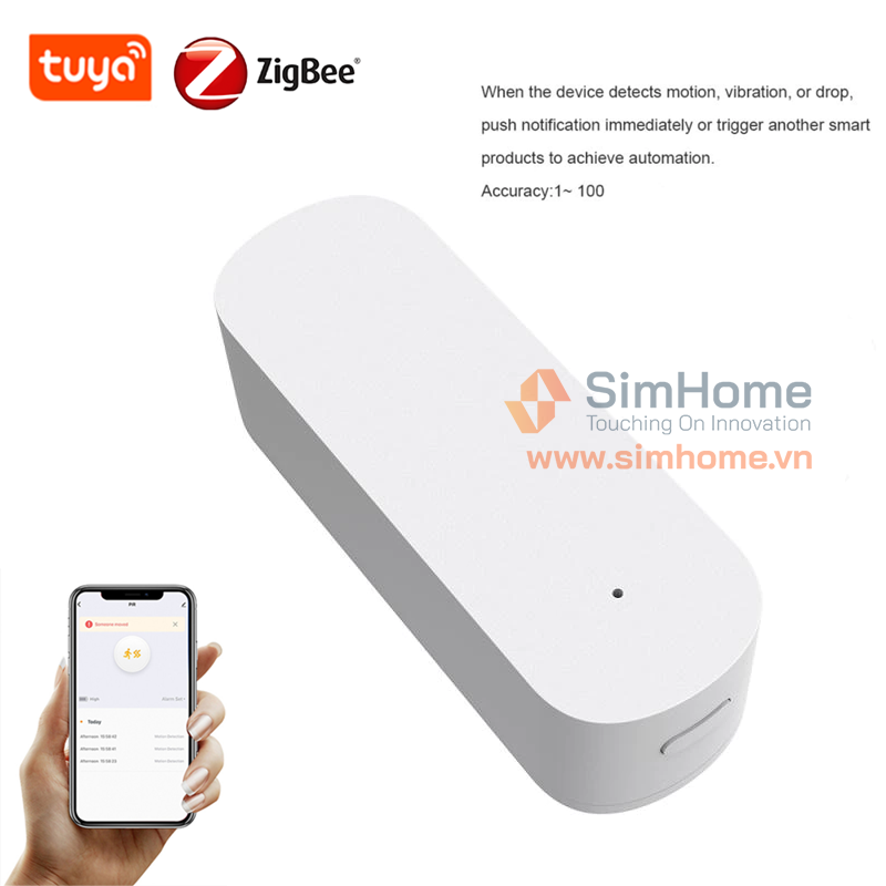 Cảm Biến Báo Vỡ Kính Zigbee