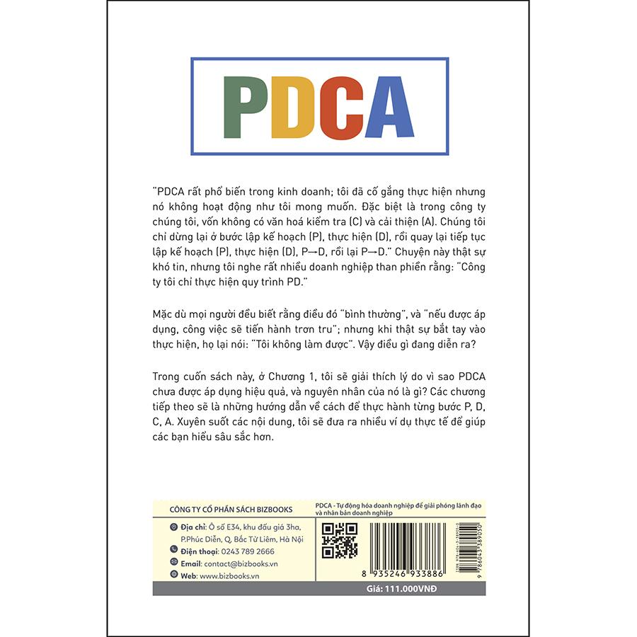 PDCA - Tự Động Hóa Doanh Nghiệp Để Giải Phóng Lãnh Đạo Và Nhân Bản Doanh Nghiệp